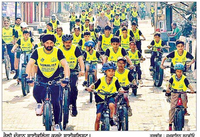  ਸਾਈਕਲਿੰਗ ਸਿਹਤਮੰਦ ਸਮਾਜ ਦੀ ਨੀਂਹ ਰੱਖਣ 'ਚ ਹੁੰਦੀ ਹੈ ਸਹਾਈ-ਅਕਸ਼ੈ ਸਾਂਗਵਾਨ