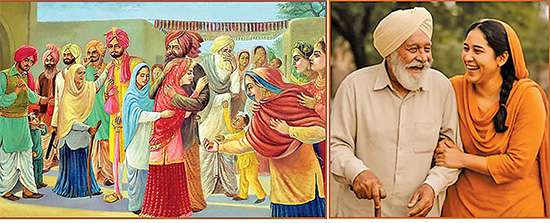  ਵਸਦਾ ਰਹੇ ਮੇਰੇ ਬਾਬਲ ਦਾ ਵਿਹੜਾ....