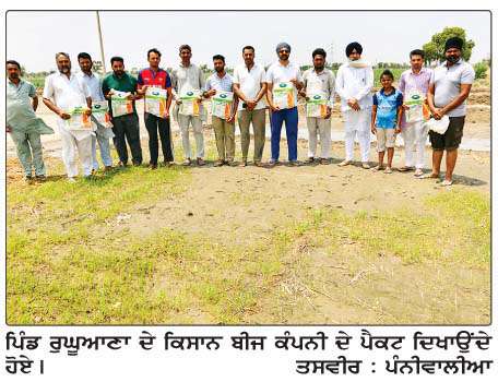  ਕਿਸਾਨਾਂ ਵਲੋਂ ਹਾਈਬਿ੍ਡ ਝੋਨੇ ਦੇ ਬੀਜ ਘੱਟ ਉੱਗਣ ਬਾਰੇ ਸ਼ਿਕਾਇਤ 