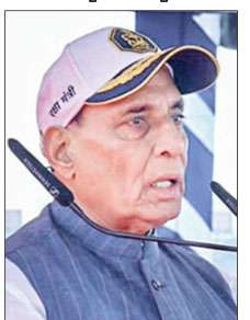 ਭਵਿੱਖ ਦੀਆਂ ਜੰਗਾਂ ਅਜੇ ਵੀ ਦ੍ਰਿੜ੍ਹ ਇਰਾਦੇ ਅਤੇ ਸੈਨਿਕਾਂ ਦੁਆਰਾ ਜਿੱਤੀਆਂ ਜਾਣਗੀਆਂ-ਰਾਜਨਾਥ ਸਿੰਘ