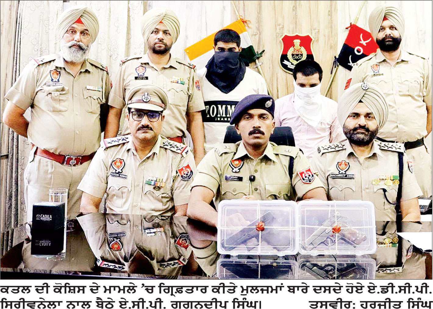 ਕਤਲ ਕਰਨ ਦੀ ਨੀਅਤ ਨਾਲ ਗੋਲੀ ਮਾਰ ਕੇ ਜ਼ਖ਼ਮੀ ਕਰਨ ਦੇ ਮਾਮਲੇ ’ਚ 2 ਮੁਲਜ਼ਮ ਕਾਬੂ
