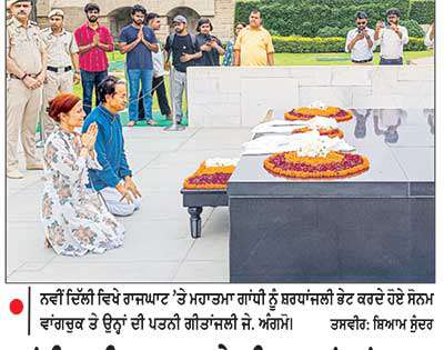 ਗਾਂਧੀਵਾਦੀ ਮਾਰਗ ਅਜੇ ਵੀ ਢੁਕਵਾਂ-ਵਾਂਗਚੁਕ 
