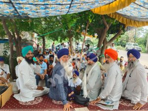 ਕਿਸਾਨ ਮਜ਼ਦੂਰ ਸੰਘਰਸ਼ ਕਮੇਟੀ ਦਾ ਡੀਐਸਪੀ ਅੱਗੇ ਧਰਨਾ 5ਵੇਂ ਦਿਨ ਵੀ ਜਾਰੀ
