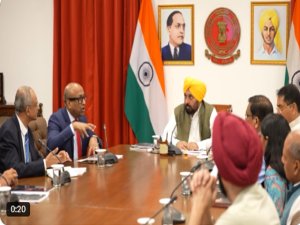 ਮੁੱਖ ਮੰਤਰੀ ਮਾਨ ਨੇ NASSCOM ਦੇ ਵਫ਼ਦ ਨਾਲ ਕੀਤੀ ਮੁਲਾਕਾਤ