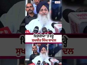 Sukhbir Takes On Political Rivals : ਵਿਰੋਧੀਆਂ 'ਤੇ ਵਰ੍ਹੇ ਸੁਖਬੀਰ ਸਿੰਘ ਬਾਦਲ