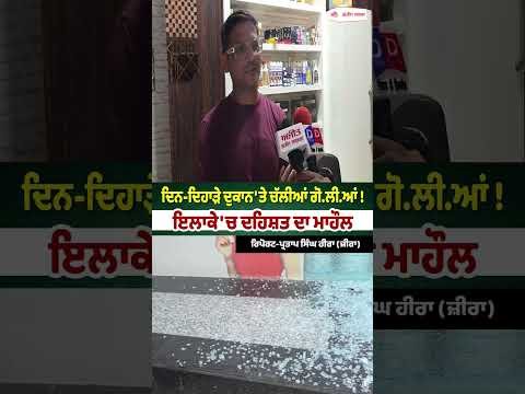 Daylight Firing at Shop : ਦਿਨ-ਦਿਹਾੜੇ ਦੁਕਾਨ 'ਤੇ ਚੱਲੀਆਂ ਗੋ.ਲੀ.ਆਂ!