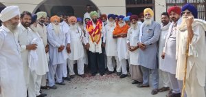 ਕੁੱਲ ਹਿੰਦ ਕਿਸਾਨ ਮਹਾਸਭਾ ਦਾ ਕੌਮੀ ਪ੍ਰਧਾਨ ਬਣਨ 'ਤੇ ਸਤਨਾਮ ਸਿੰਘ ਅਜਨਾਲਾ ਦਾ ਚੋਗਾਵਾਂ ਵਿਖੇ ਸ਼ਾਨਦਾਰ ਸਵਾਗਤ