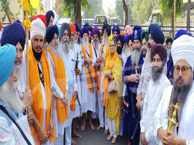‘ਬੰਦੀ ਸਿੰਘ ਰਿਹਾਈ ਮਾਰਚ’  ਗੁਰਦੁਆਰਾ ਸ੍ਰੀ ਫ਼ਤਹਿਗੜ੍ਹ ਸਾਹਿਬ ਤੋਂ ਤਖ਼ਤ ਸ੍ਰੀ ਦਮਦਮਾ ਸਾਹਿਬ ਲਈ ਹੋਇਆ ਰਵਾਨਾ