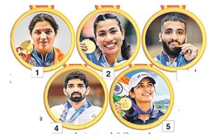 21 ਸੋਨ ਤਗਮਿਆਂ ਨਾਲ ਭਾਰਤ ਚੌਥੇ ਸਥਾਨ 'ਤੇ