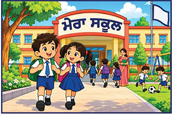 ਮੇਰਾ ਸਕੂਲ
• ਲੋਕਨਾਥ ਸ਼ਰਮਾ •