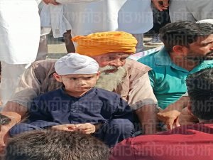 ਧਰਨੇ ’ਤੇ ਬੈਠੇ ਪਰਵਿੰਦਰ ਝੋਟਾ ਦਾ ਪਿਤਾ