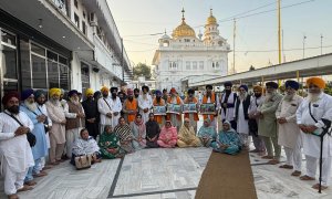 ਪਾਕਿਸਤਾਨੀ ਸਿੱਖ ਜਥੇ ਨੇ ਇਤਿਹਾਸਕ ਗੁਰਦੁਆਰਾ ਨੌਵੀਂ ਪਾਤਸ਼ਾਹੀ ਬਾਬਾ ਬਕਾਲਾ ਸਾਹਿਬ ਵਿਖੇ ਨਤਮਸਤਕ ਹੋ ਕੇ ਕੀਤਾ ਸ਼ੁਕਰਾਨਾ