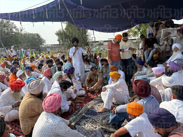 ਆੜ੍ਹਤੀ ਗੁਰਸੇਵਕ ਦੀ ਲਾਸ਼ ਰੱਖ ਪਰਿਵਾਰ ਨੇ ਲਗਾਇਆ ਧਰਨਾ